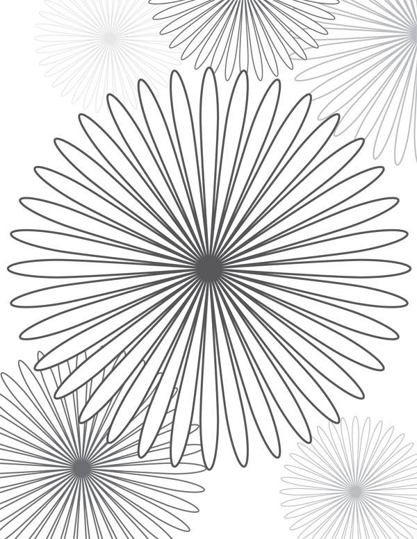 Spirals coloring sheet 8